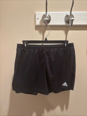 adidas Black Women's Athletic Shorts with Logo